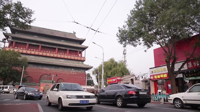 北京市区后海南锣鼓巷老街道