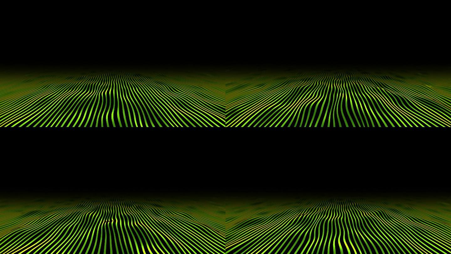 绿色条状波纹动态背景