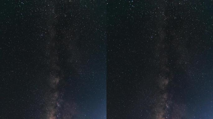广西夏季银河星空竖屏4K