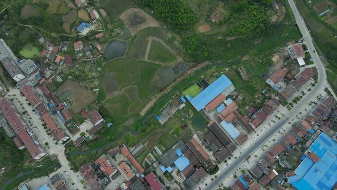 航拍乡镇