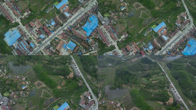 航拍乡镇