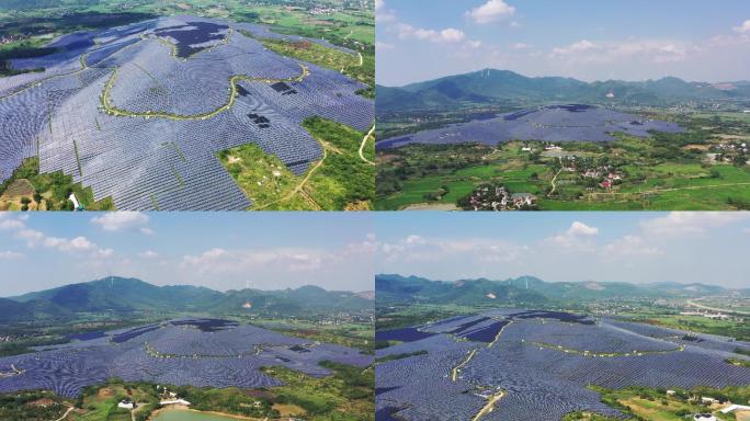 光伏 光伏板 太阳能  山上光伏 光储充