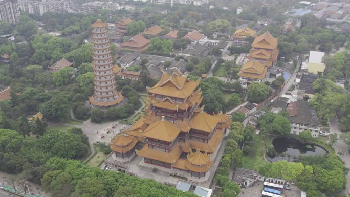 福州西禅古寺全景