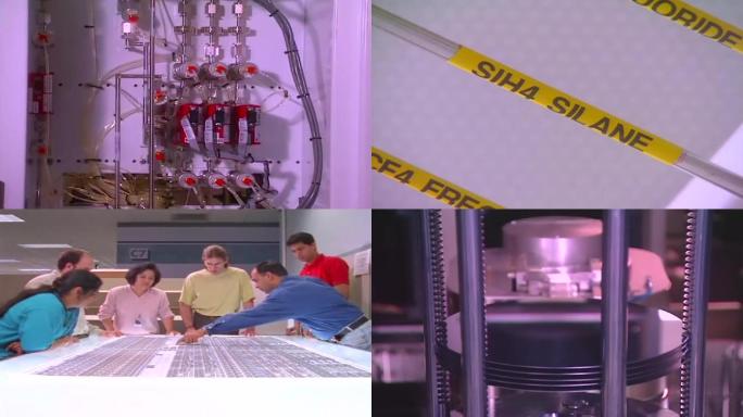 90年代硅晶片半导体加工生产制造