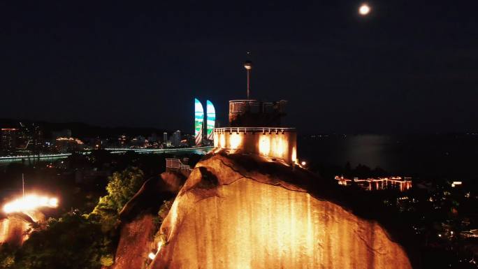 福建厦门市鼓浪屿夜景