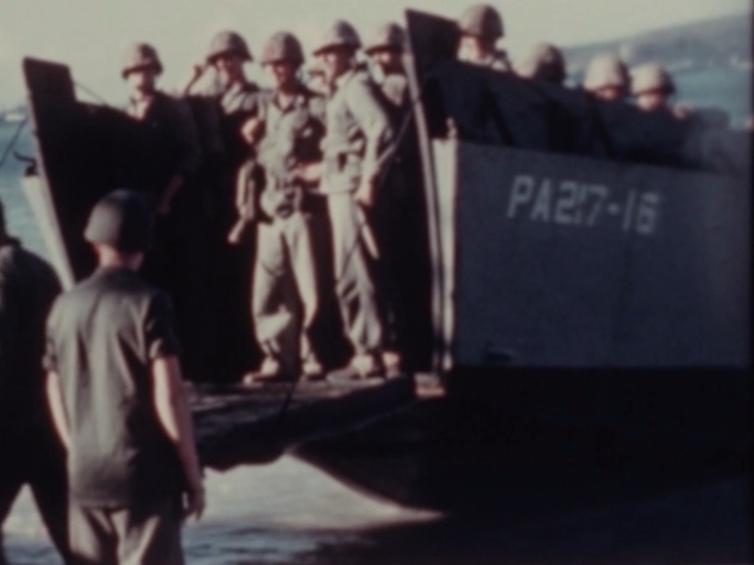 四十年代美军TTU部队在波多黎各演习