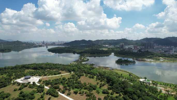 【正版素材】深圳宝安石岩湖，石岩水库