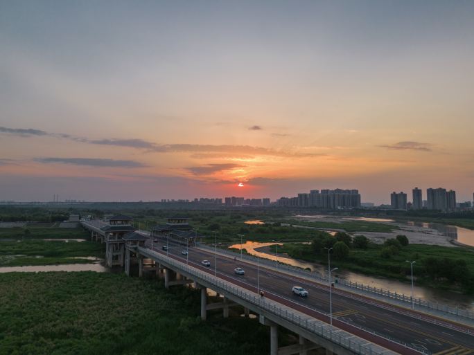 西安河提路延时摄影