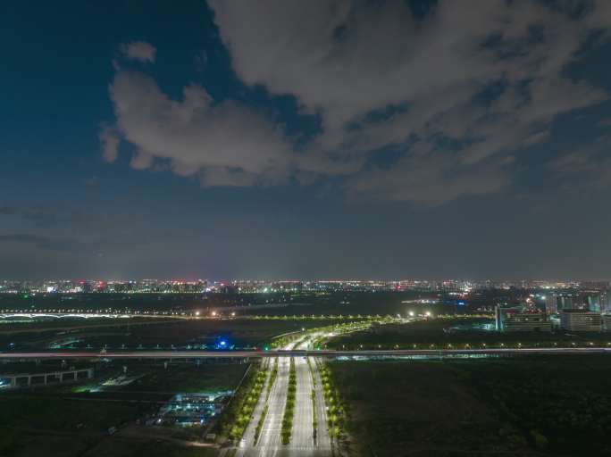 西安沣东新城夜景