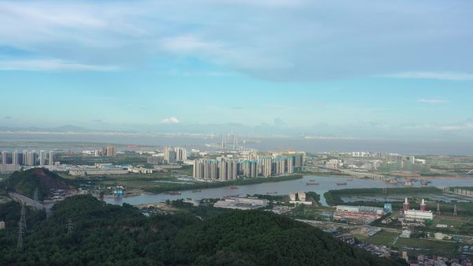 深中通道大景航拍