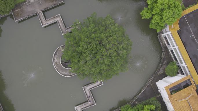 福州西禅古寺园林水景