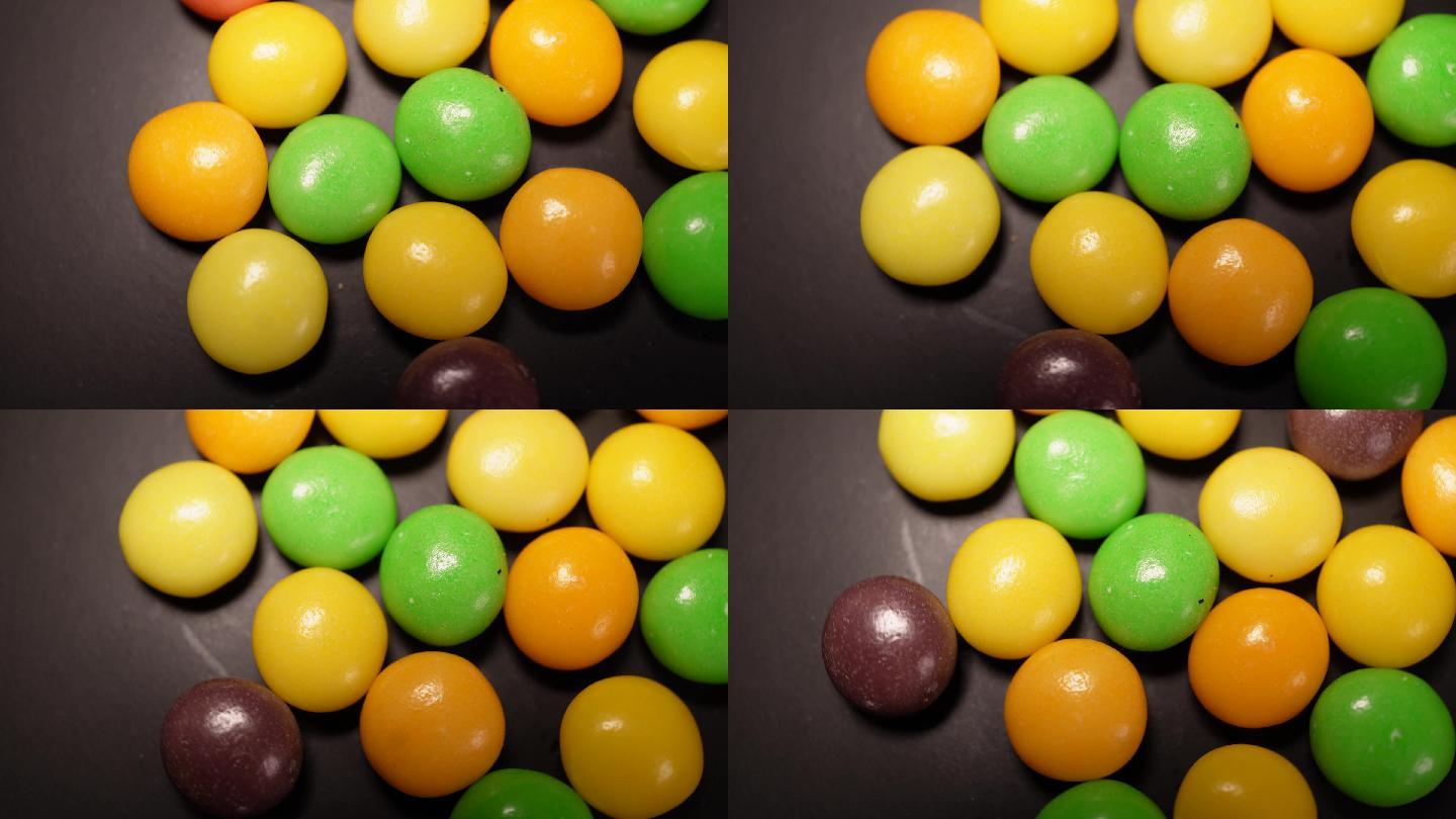 彩虹糖巧克力豆糖果