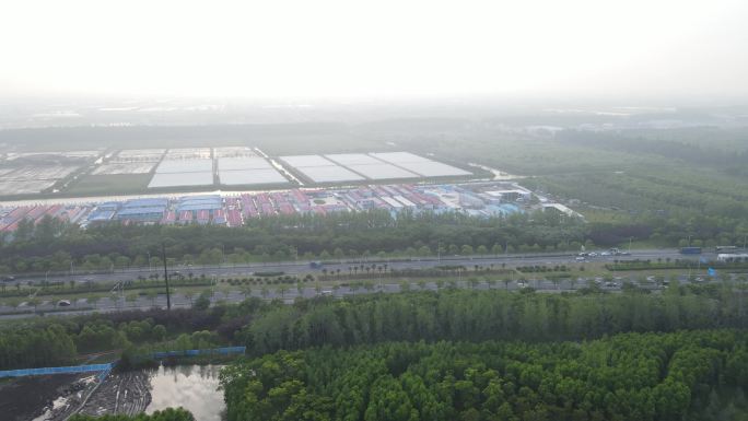 上海临港区发展建设4K航拍