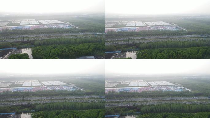 上海临港区发展建设4K航拍