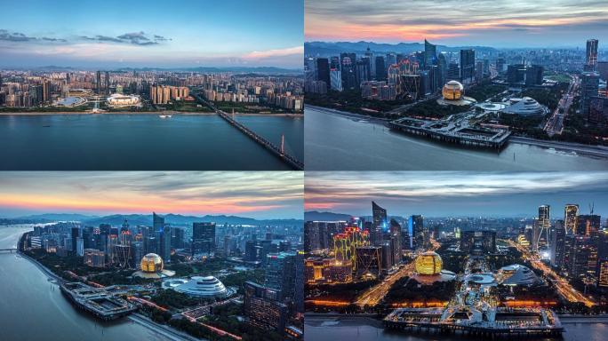 杭州钱江新城新 奥体中心 亚运会