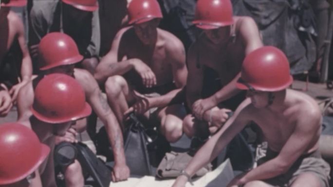 五十年代美军TTU部队在波多黎各演习