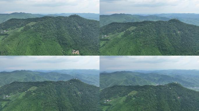 航拍夏季避暑圣地莫干山民宿