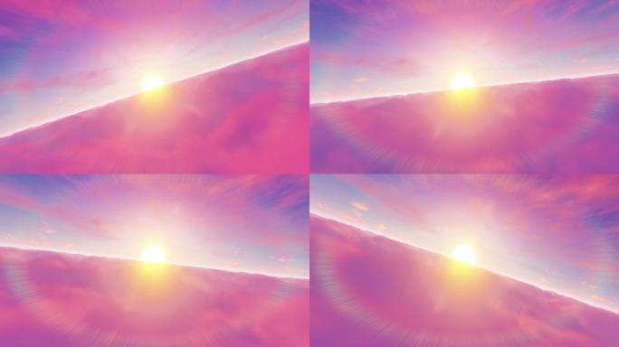 4K云海日出太阳升起