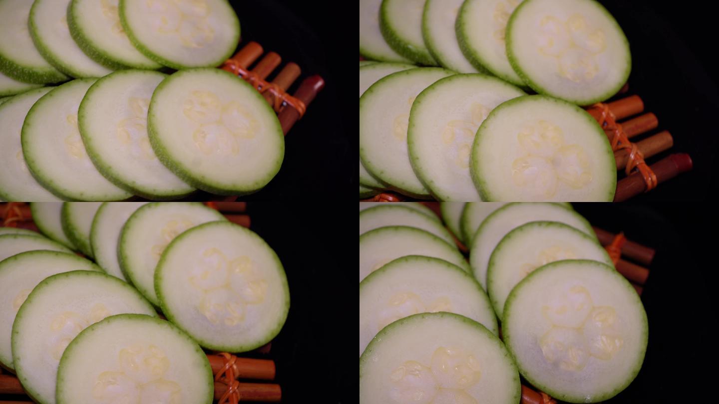 菜瓜片西葫芦青瓜蔬菜