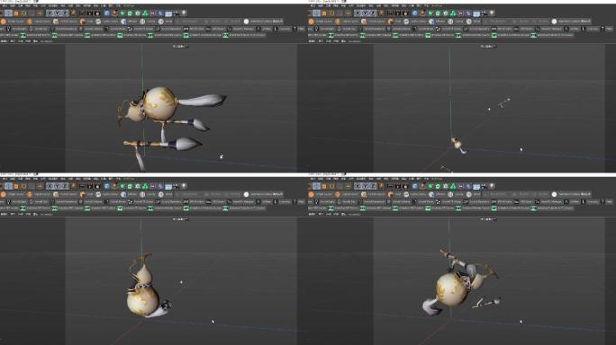 宝葫芦C4D模型动作工程