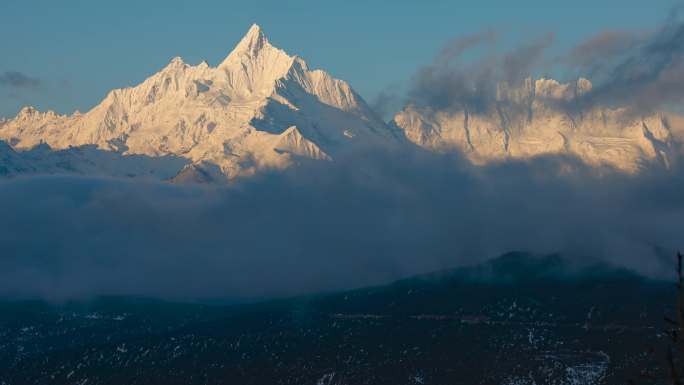 云南自然风光_梅里雪山8K延时