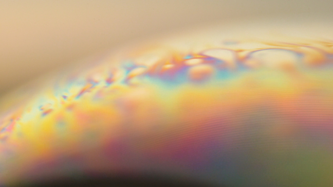 4K微距泡泡色彩泡沫气泡运动视频