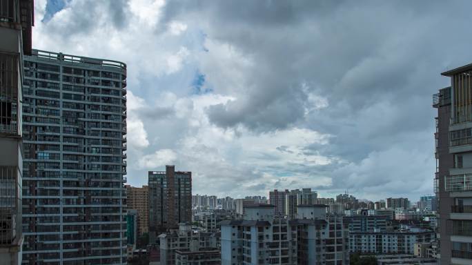 城市雨景-延时