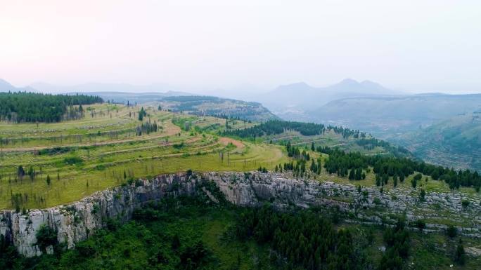 山东 枣庄 山亭 高山 航拍