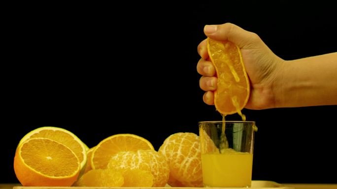 柑橘 榨汁 橙汁 手挤 橙子