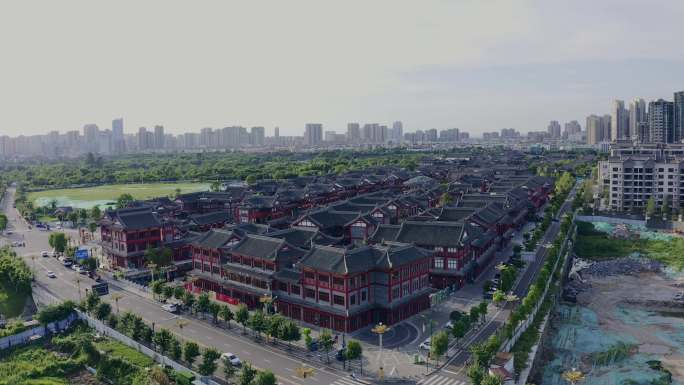 眉山水街航拍1-1