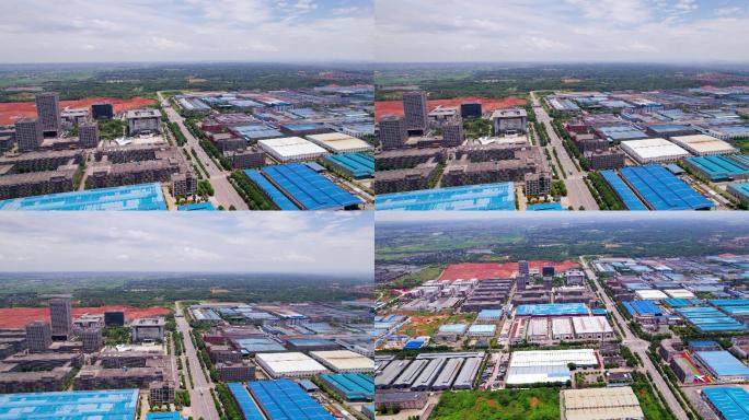 鸟瞰湖南省大学科技产业园宁乡工业园