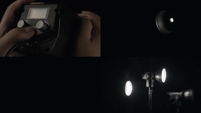 摄影灯影棚灯聚光灯摄影灯光布光打光过程