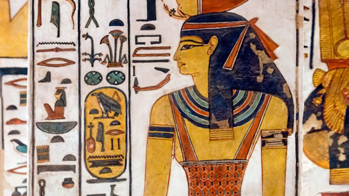 古埃及象形文字，埃及壁画