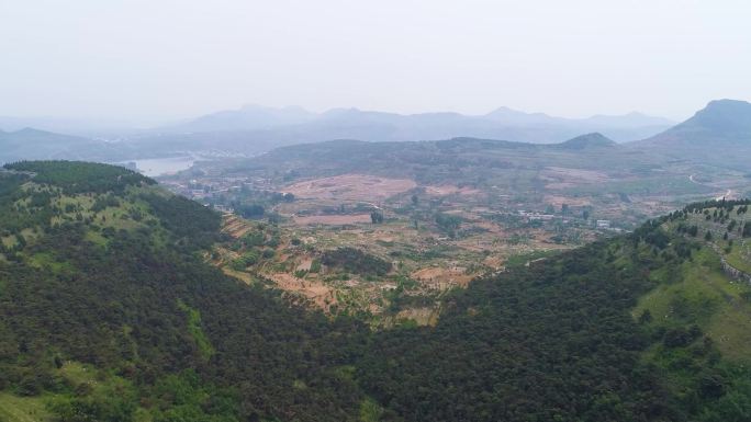 山东 枣庄 山亭 高山 航拍