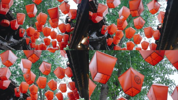 红灯笼、中国红