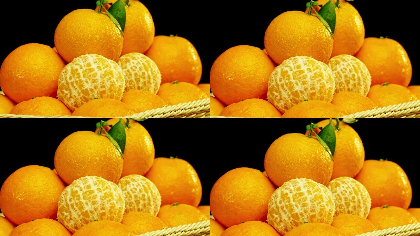 柑橘  橙子 剥皮