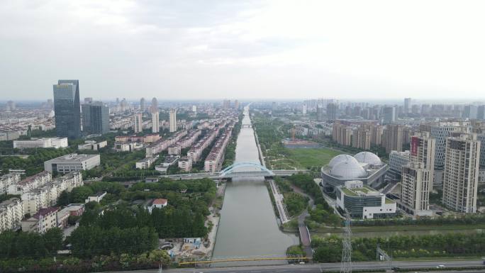 上海奉贤区全景地标建筑高楼大厦小区4K