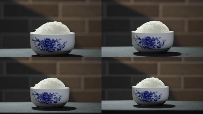 吉林 大米 熟米饭 棚拍 特写