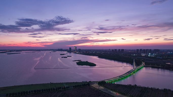 西太湖揽月湾-航拍延时