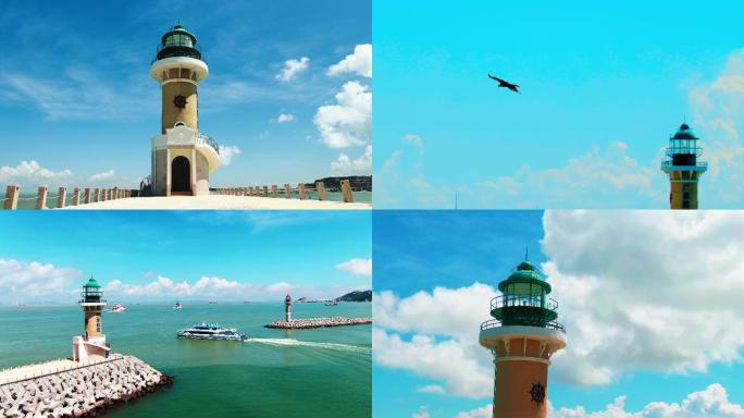 珠海桂山岛的灯塔