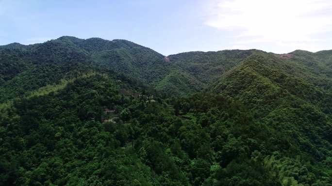 磐安 高山 航拍 群山 绿山