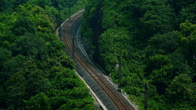 车道火车行驶