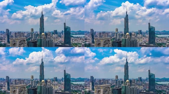 南京城市地标延时