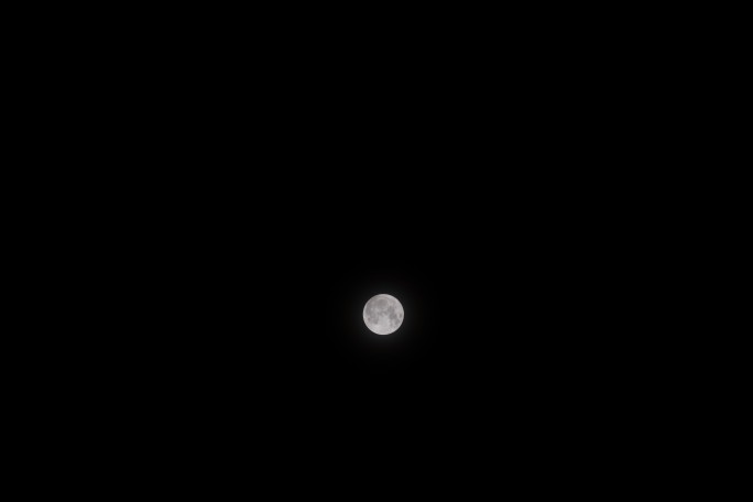 月亮延时8K夜晚星空意境实拍