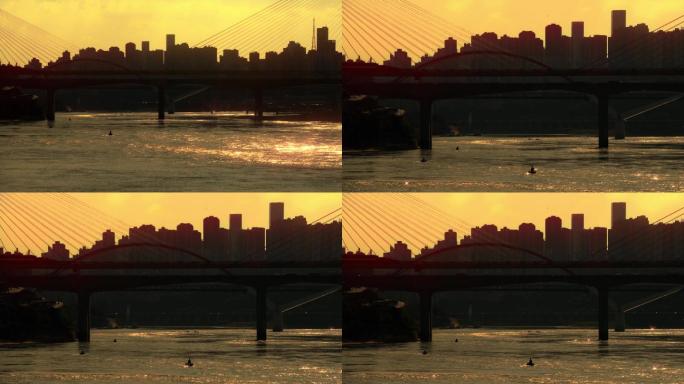 重庆大桥剪影