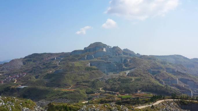 大山开采 环境破坏