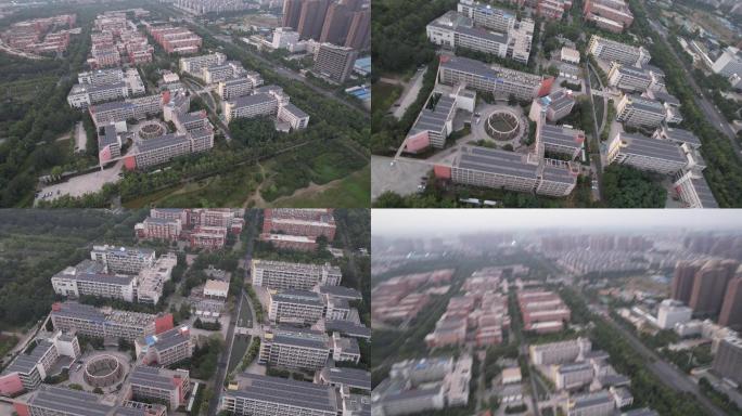 郑州大学土木、物理、东门、美术系 4K