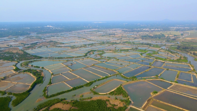 海南儋州新英镇水产养殖基地