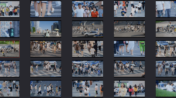 马路行人城市城市生活励志人生