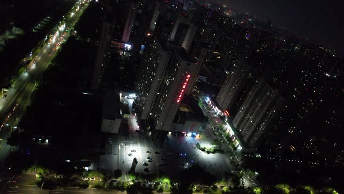 郑州大学博士后公寓夜拍 4K